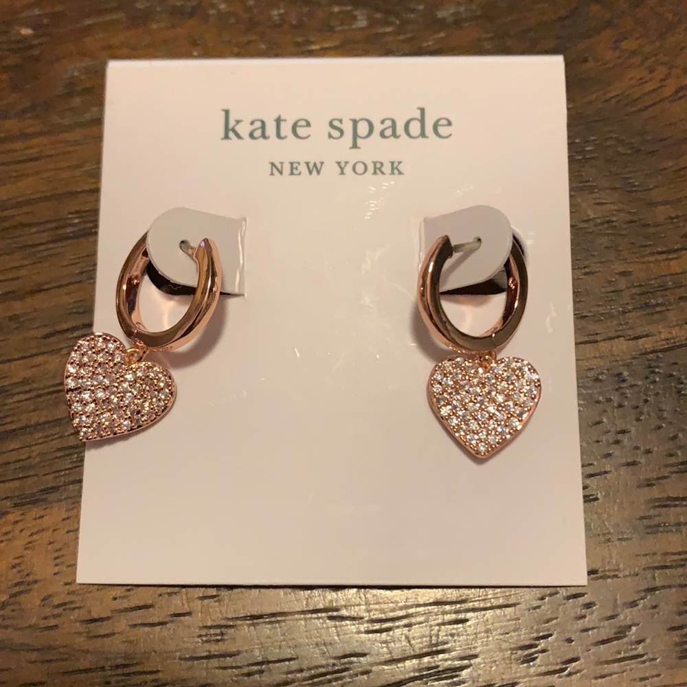 Kate Spade Yours Truly earrings NWT